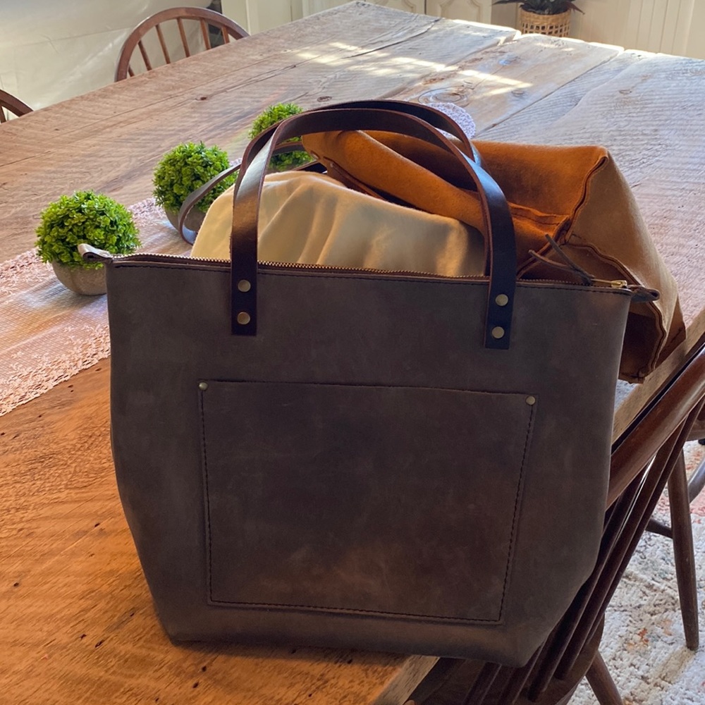 Beautiful Portland leather full grain leather medium tote